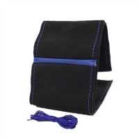 DiREKSiYON KILIFI ALCANTRA YÜZÜKLÜ iGNE ÖRGÜLÜ SiYAH 1