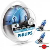 PHILIPS DIAMOND AMPUL H3 12V 55W  KOYU BEYAZ ISIK   (SET) 1