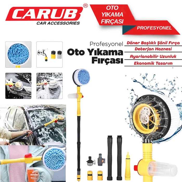 OTO YIKAMA FIRÇASI MOP OTOMATiK PROFESYONEL 1