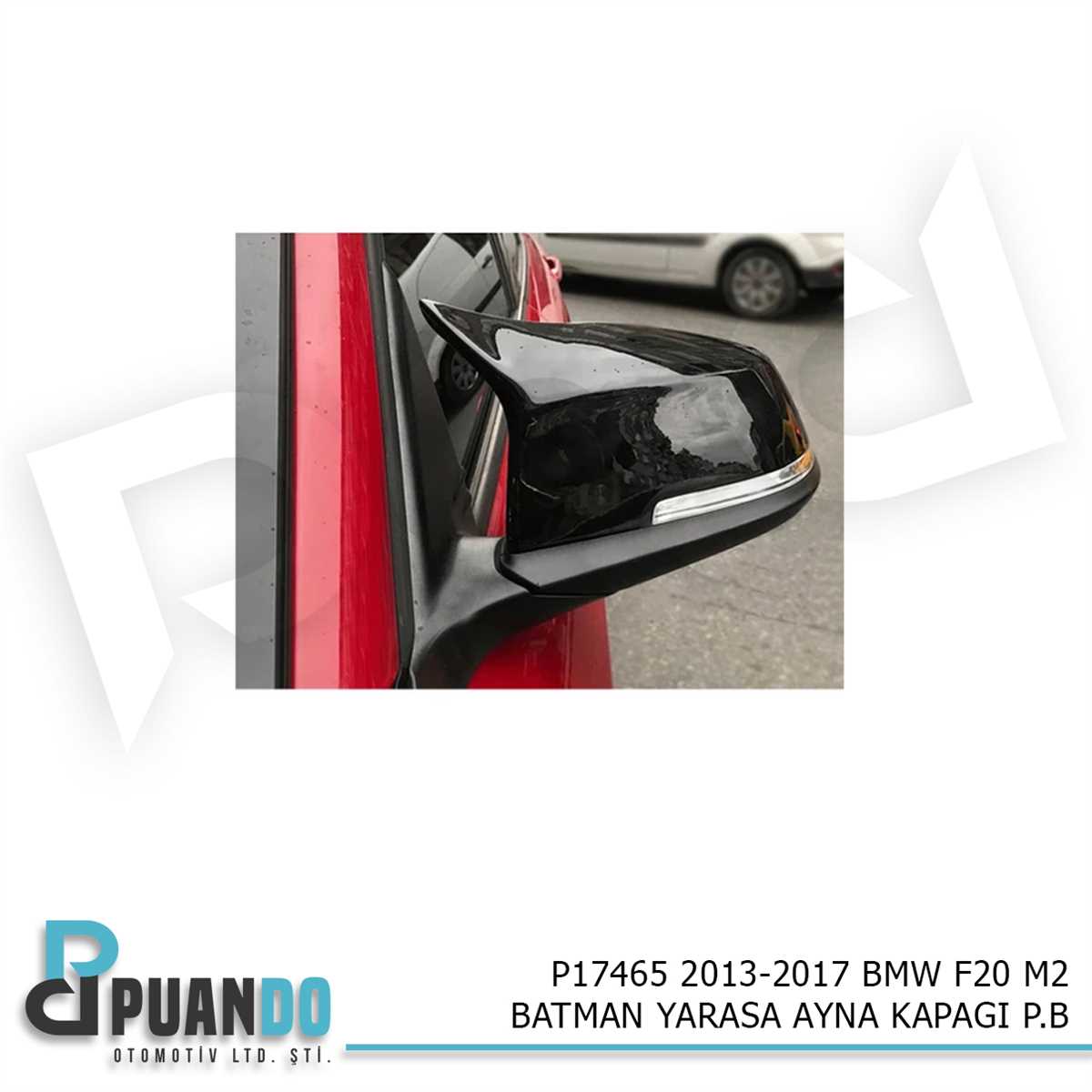 BMW 1 SERISI TIRNAKLI F20 M2 2013-2017 YARASA AYNA KAPAGI SiYAH 1