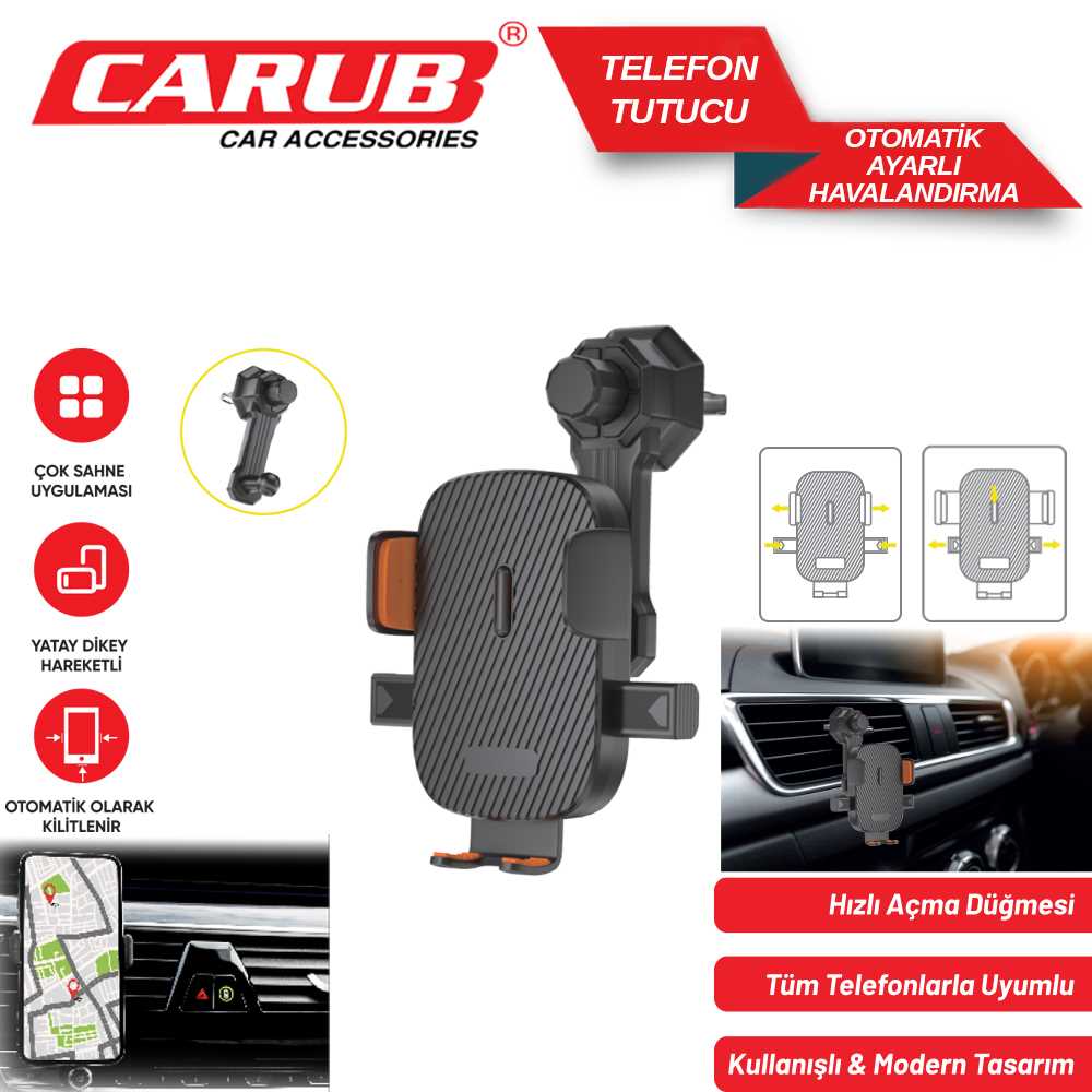 TELEFON TUTUCU AYARLI HAVALANDIRMA OTOMATiK 1