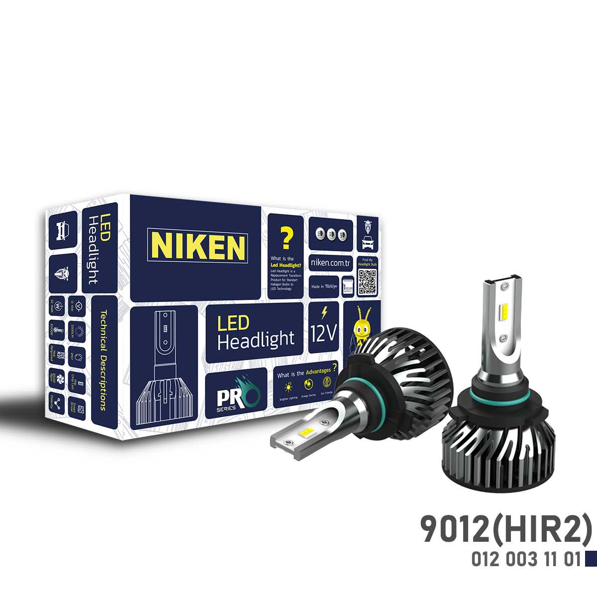 PRO NIKEN 9012 (HIR2) 12V LED FAR 1