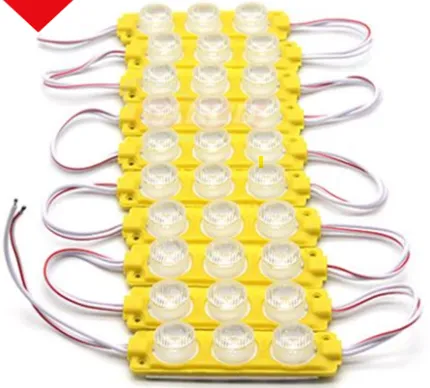 PARMAK LAMBA 3 LEDLi ORANGE     12V (10 LU) SET 1