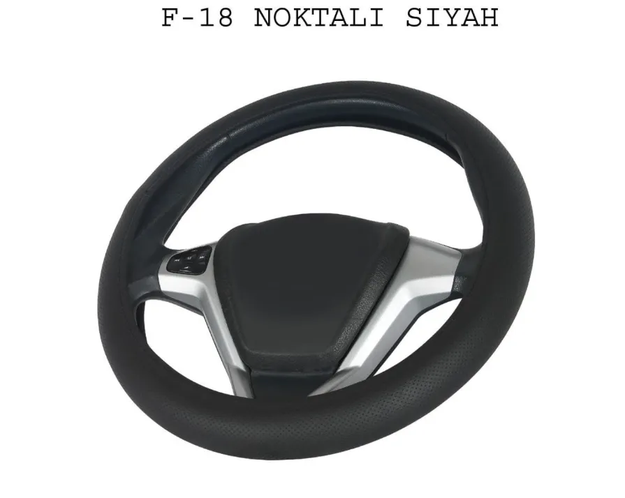DiREKSiYON KILIFI NOKTALI 38cm KUTULU SiYAH 1