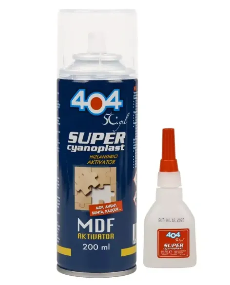 PROFESYONEL HIZLI YAPISTIRICI 2K MDF KIT 200 ML 1