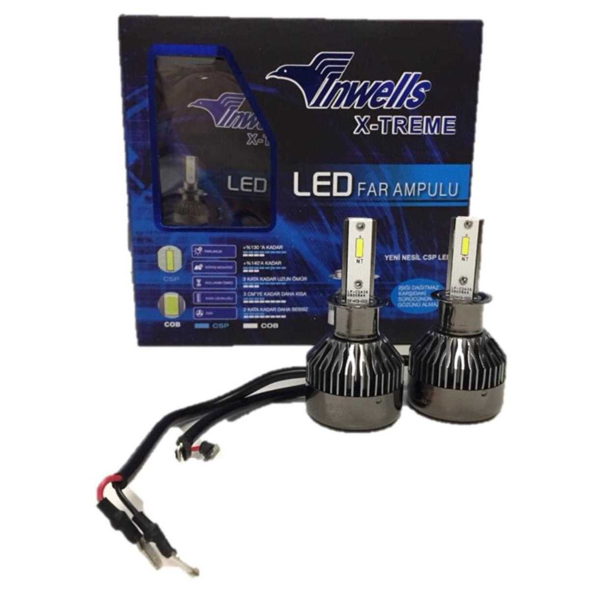 TURBO COB LED H3 METAL SOGUTMALI 1