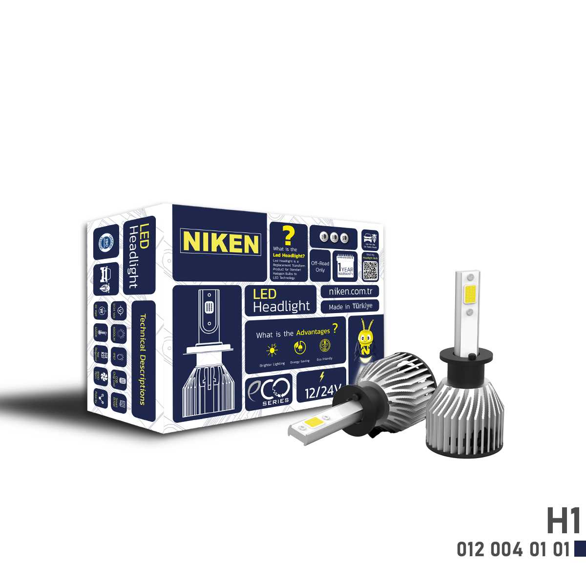 ECO SERiSi NIKEN H1 12V LED FAR 1