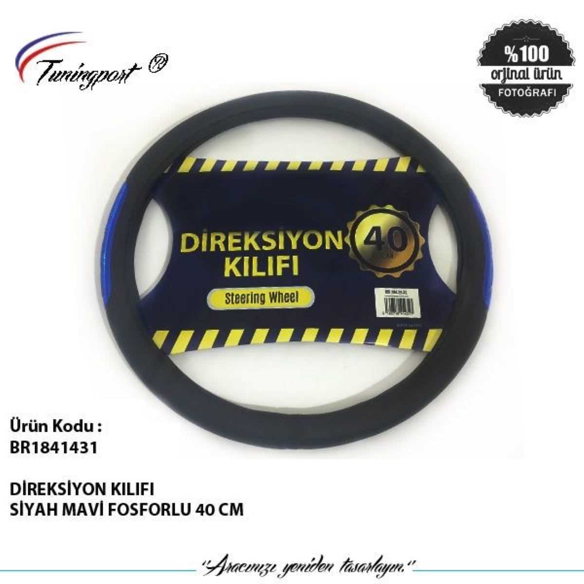 DiREKSiYON KILIFI 40 CM FOSFORLU MAVi 1