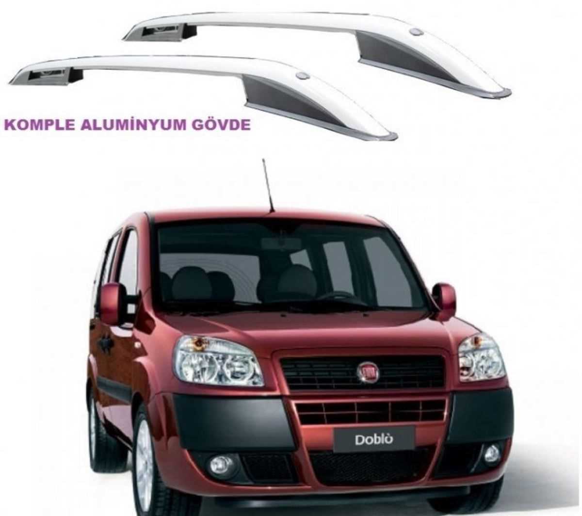 FIAT DOBLO 2001-2009  ÜST ÇITA  ALUMiNYUM KOMPLE 1