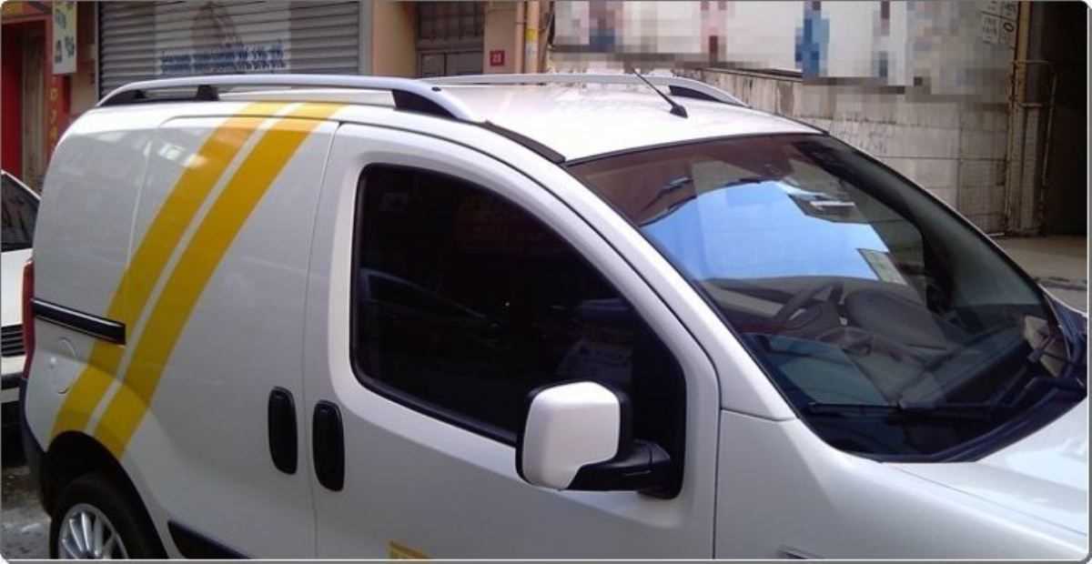 FIAT FIORINO/NEMO/BIPPER 2008   ÜST ÇITA  ALUMiNYUM KOMPLE 1