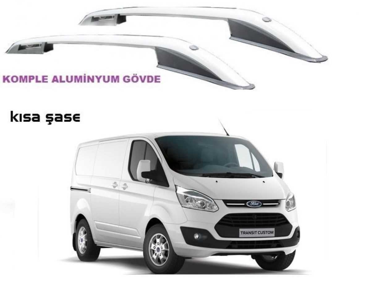 FORD CUSTOM 2012-  KISA SASE ÜST ÇITA  ALUMiNYUM KOMPLE 1