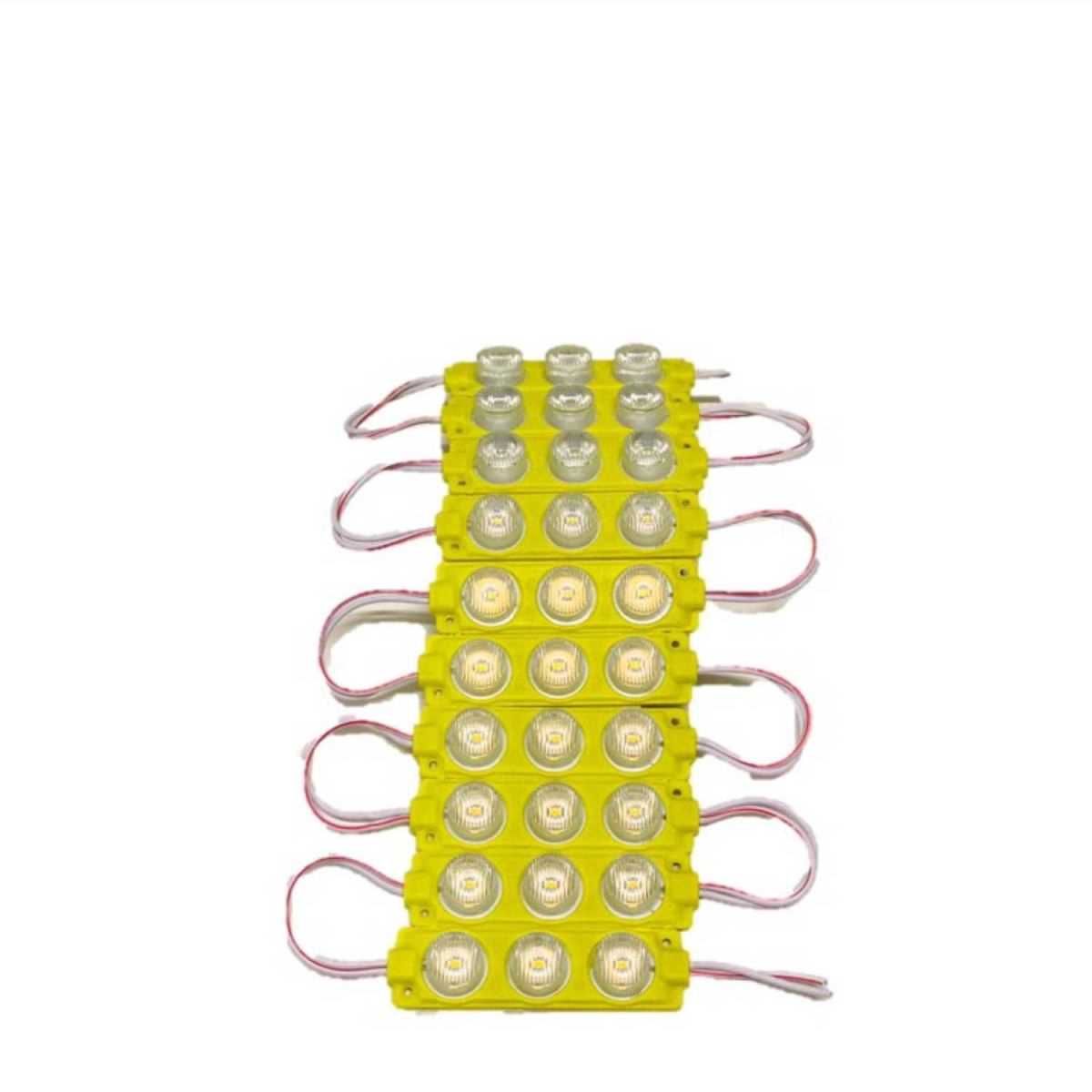 PARMAK LAMBA 3 LEDLi SARI     12V (10 LU) SET 1