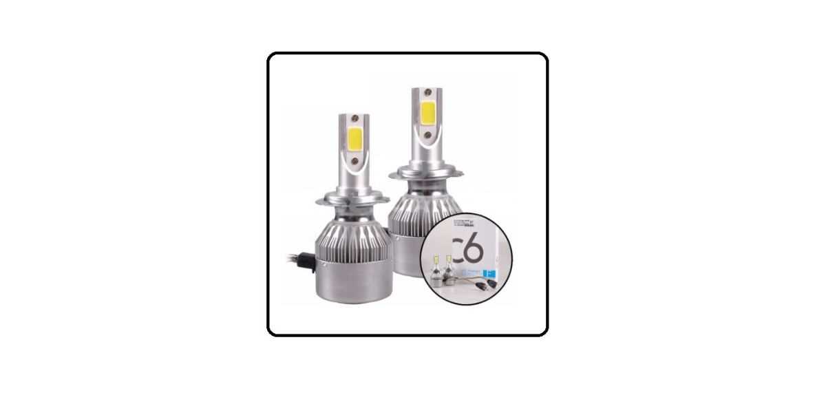 TURBO COB LED 9006 BEYAZ SOGUTMALI C6 1