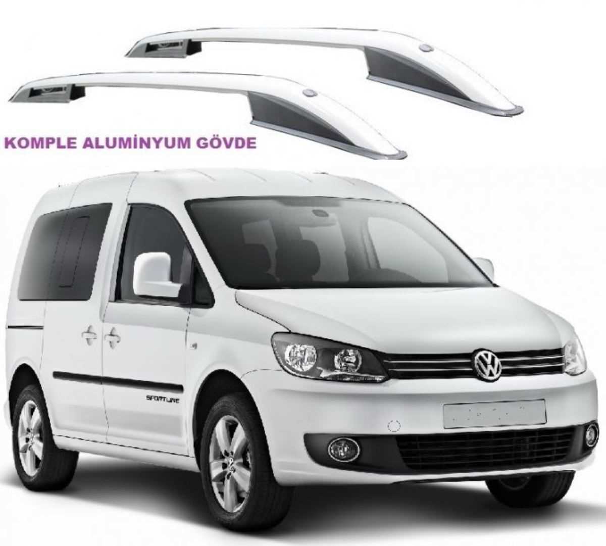 VW CADDY 2011  ÜST ÇITA  ALUMiNYUM KOMPLE 1