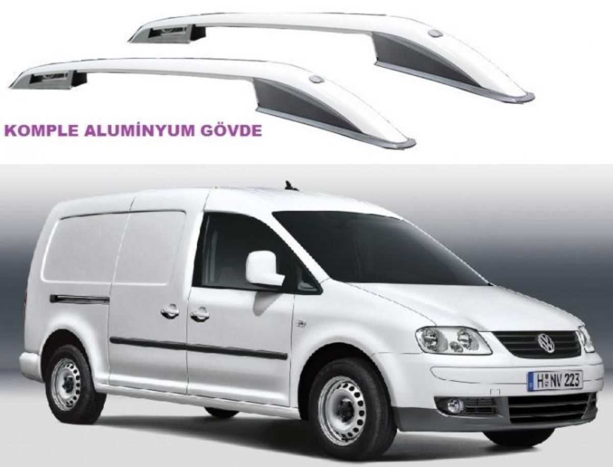 VW CADDY MAXI 2004  UZUN SASE ÜST ÇITA  ALUMiNYUM KOMPLE 1