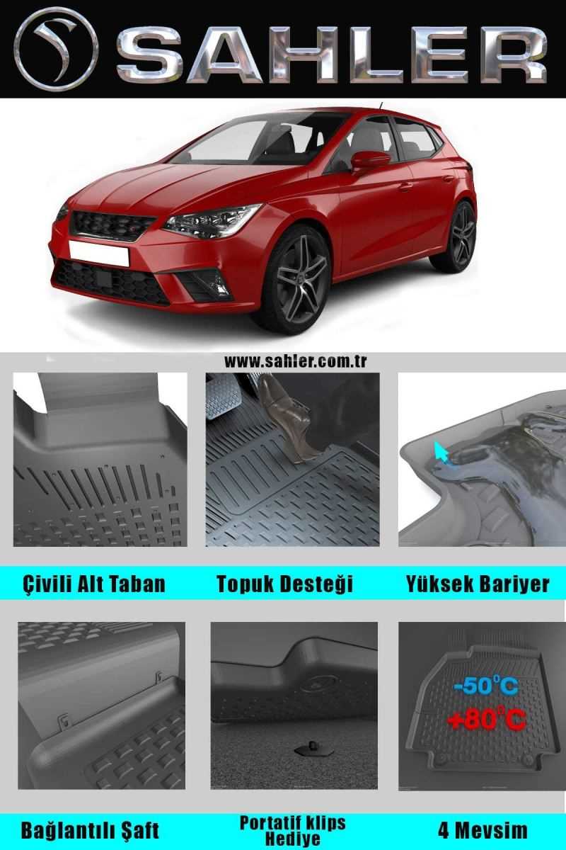 4D PASPAS HAVUZLU SEAT IBIZA 5 (2017) 5 PRÇ SiYAH KUTULU ORJiNAL 1