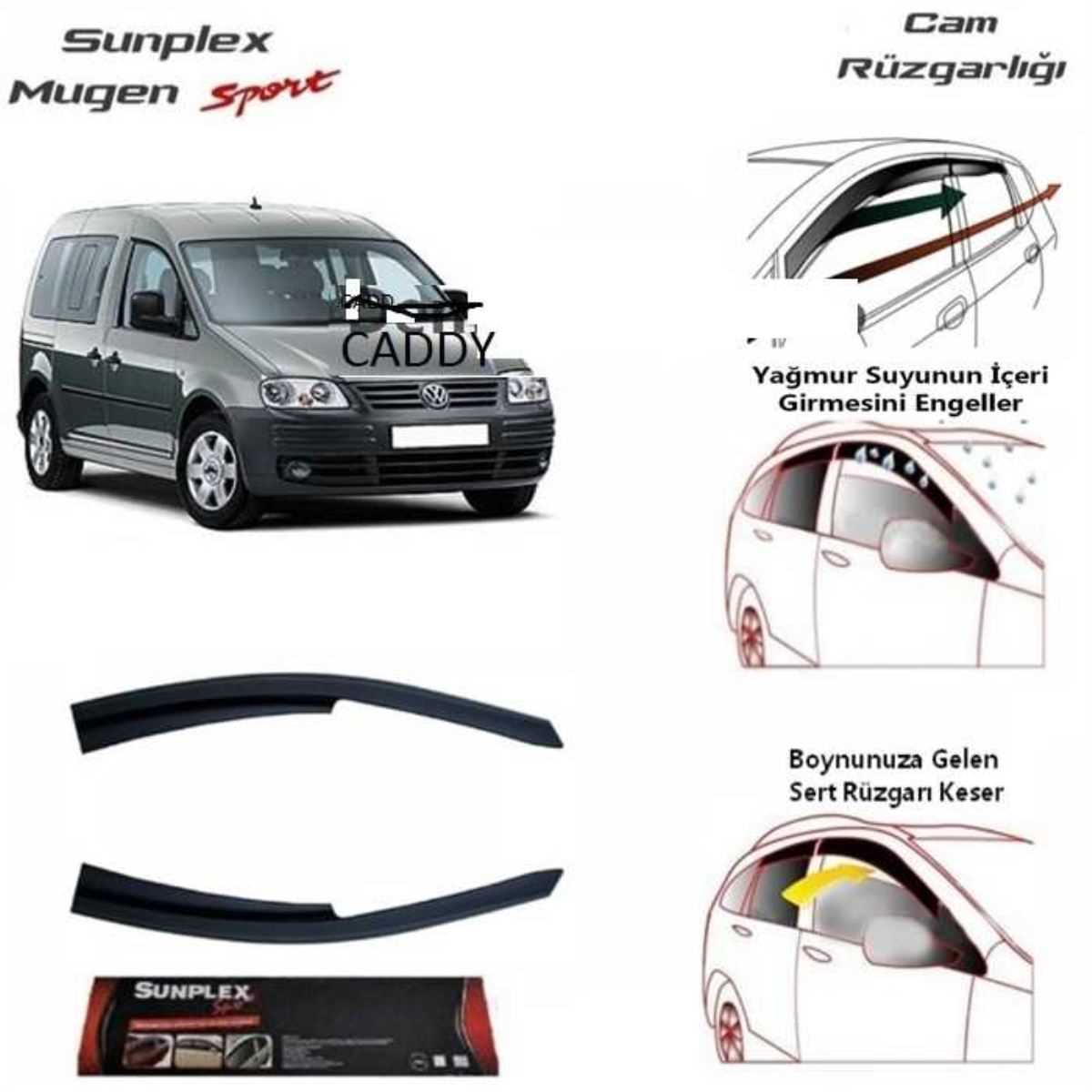 CAM RÜZGARLIGI VW CADDY 2021 2022 ÖN 2 Li SP S 128 1