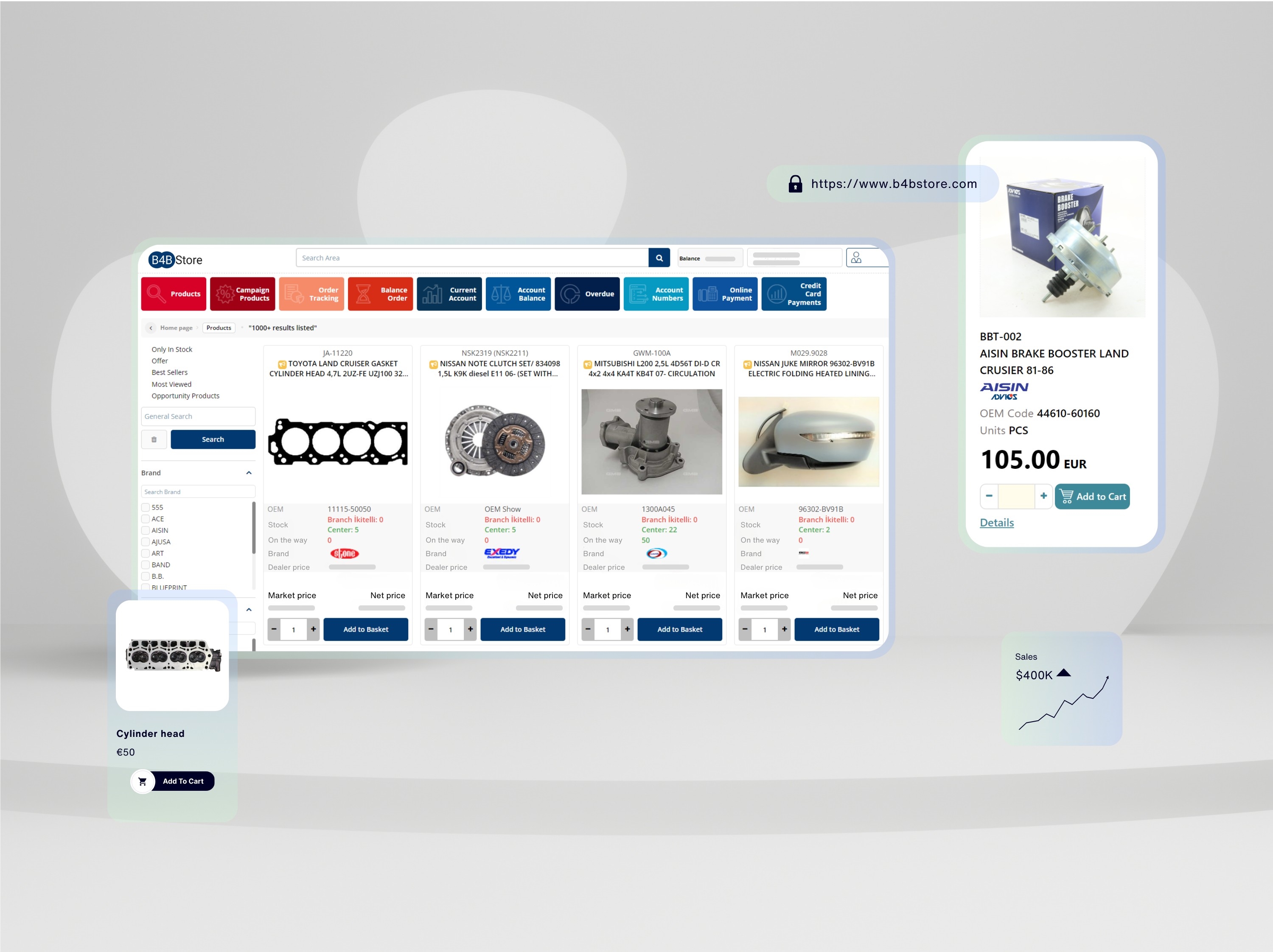 Auto Spare Parts Full Screen 1