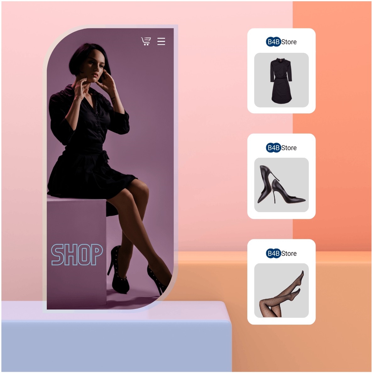 ELASTIC CUSTOMIZATION
<br>
<b>Ditch one-size</b> B2B platforms