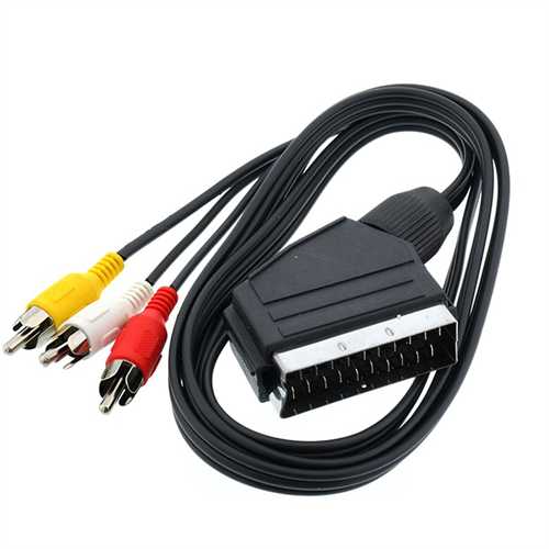 TOS SCART+3-RCA