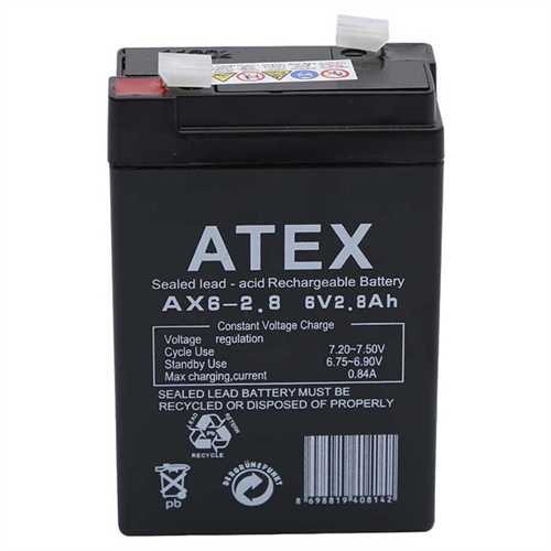 İNCE AKÜ 6V 2,8 AH