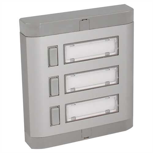 3 LÜ ALÜMİNYUM ZİL BUTONU