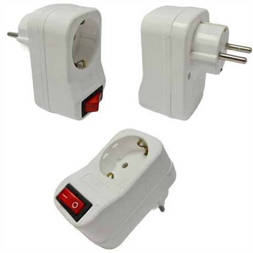 TEKLİ AKIM KORUMA FİŞ PRİZ (ANAHTARLI)