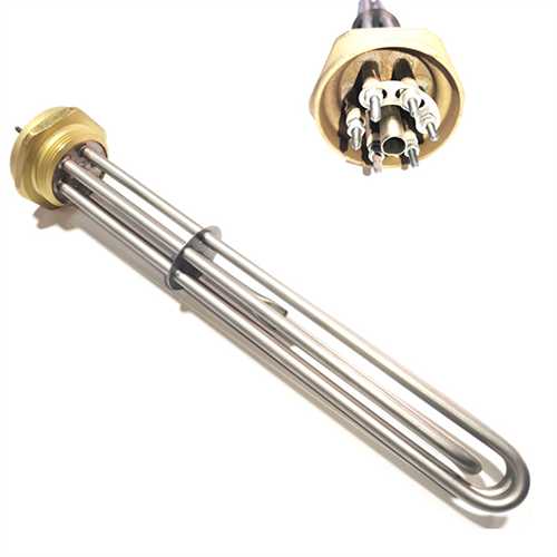 2'' 5 ELEMANLI KAFALI ISITICI 50CM 10000W 220-380V 6,5Q CR-Nİ