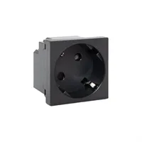 45x45 mm ŞEBEKE PRİZ (SİYAH) 1