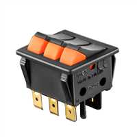 ÜÇLÜ ÇİFT RENKLİ IŞIKSIZ ANAHTAR 1