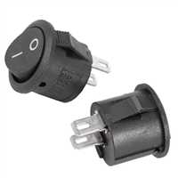 YUVARLAK IŞIKSIZ ANAHTAR 2 BACAK 1