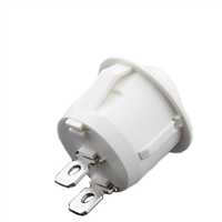 YUVARLAK IŞIKSIZ ANAHTAR (BEYAZ) 2