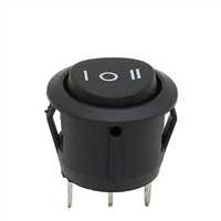 YUVARLAK IŞIKSIZ ANAHTAR 1-0-2 1