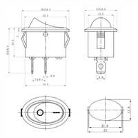 OVAL IŞIKSIZ ANAHTAR 3