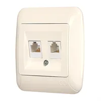 İKİLİ NUMERİS TELEFON PRİZİ (CAT 3 + CAT 3) 1