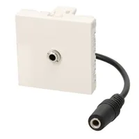 45x45 mm STEREO JACK (3,5 mm) (BEYAZ) 1