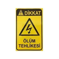 ÖLÜM TEHLİKESİ LEVHASI 1