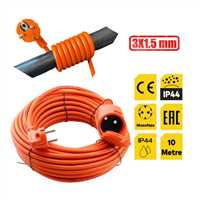 10MT 1.5MM*3 SEY. UZATMA KABLOSU (TURUNCU) 1