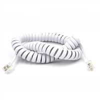 TELEFON SPİRAL KABLOSU Beyaz - 7