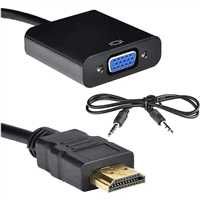 VGA - HDMI ÇEVİRİCİ SES+ USB BESLEMELİ 1