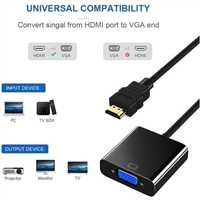 VGA - HDMI ÇEVİRİCİ SES+ USB BESLEMELİ 2