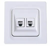 İKİLİ NUMERİS TELEFON PRİZİ (CAT 3 + CAT 3) 1