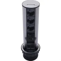 8 MODÜL SİLİNDİR PRİZ KUTUSU (INOX) 1