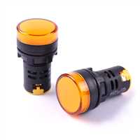 LEDLİ 22 MM.SİNYAL LAMBASI SARI - 6