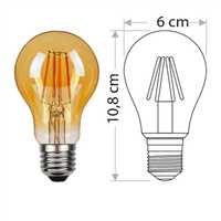 4W RUSTİK LED AMPUL (E27)(AMBER) 1