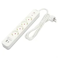 2 USB Lİ 4 LÜ GRUP PRİZ KABLOLU 1