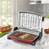 ELEKTRİKLİ KEBAPÇI IZGARA(ÇİFT TELLİ)1250W 1