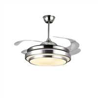 GİZLİ KANAT AVİZELİ TAVAN VANTİLATÖRÜ  (Ledli) (Kumandalı) 1