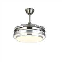 GİZLİ KANAT AVİZELİ TAVAN VANTİLATÖRÜ  (Ledli) (Kumandalı) 2