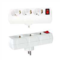 3'LÜ AKIM KORUMALI FİŞ PRİZ (ANAHTARLI ) 1